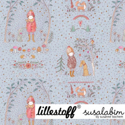 Bio Jersey Lillestoff - Winter Doodle susalabim
